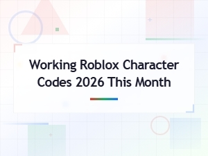 Working Roblox Character Codes 2026 – Redeem Free Items This Month